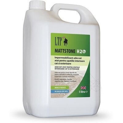 PIATRAONLINE LTP Profesional Mattstone H20 - Impermeabilizant ecologic pt. suprafete din piatra naturala, artificiala, caramida, 5 L PIATRAONLINE LTP Profesional Mattstone H20 - Impermeabilizant ecologic pt. suprafete din piatra naturala, artificiala, caramida, 5 L