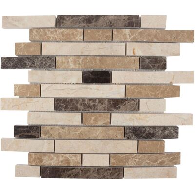 PIATRAONLINE Mozaic Marmura Mix Marble Polisata, 2.3 x LL PIATRAONLINE Mozaic Marmura Mix Marble Polisata, 2.3 x LL