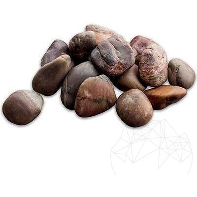 PIATRAONLINE Pebbles Brown Polished Sac, 20 kg PIATRAONLINE Pebbles Brown Polished Sac, 20 kg