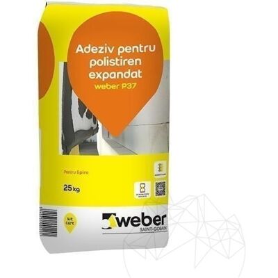 Adeziv polistiren expandat - Weber P37, 25 kg Adeziv polistiren expandat - Weber P37, 25 kg