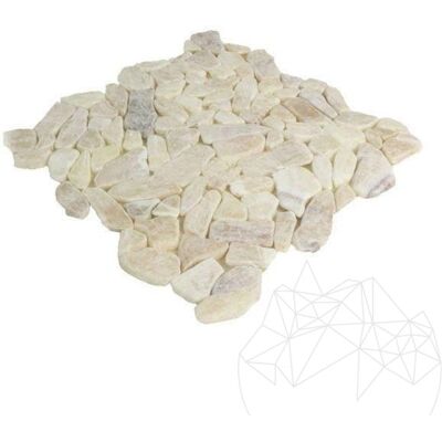 PIATRAONLINE Mozaic Onix Crazy Paving Antichizat PIATRAONLINE Mozaic Onix Crazy Paving Antichizat