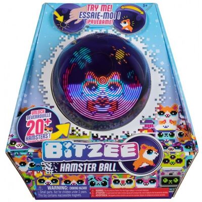 Hamsterul digital interactiv Bitzee în bilă Hamsterul digital interactiv Bitzee în bilă