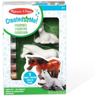 Melissa & Doug creație creativă figurine cai de pictat Melissa & Doug creație creativă figurine cai de pictat