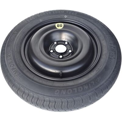 Set - Roată de rezervă JEEP RENEGADE R16 5x110x65,1 + cheie pentru roti + cric + husă pentru cric Set - Roată de rezervă JEEP RENEGADE R16 5x110x65,1 + cheie pentru roti + cric + husă pentru cric