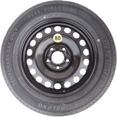 Set - Roată de rezervă CHEVROLET CAPTIVA R16 5x115x70,3 + cheie pentru roti + cric + husă pentru cric Set - Roată de rezervă CHEVROLET CAPTIVA R16 5x115x70,3 + cheie pentru roti + cric + husă pentru cric