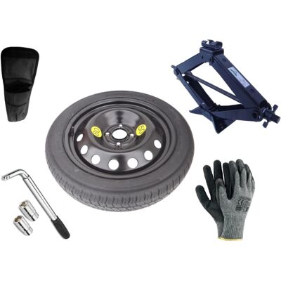 Set - Roată de rezervă TOYOTA AYGO X R16 5x100x54,1 + cheie pentru roti + cric + husă pentru cric Set - Roată de rezervă TOYOTA AYGO X R16 5x100x54,1 + cheie pentru roti + cric + husă pentru cric