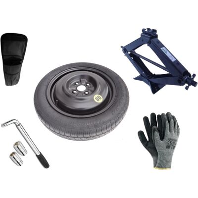 Set - Roată de rezervă MINI ROADSTER I R15 4x100x56,1 + cheie pentru roti + cric + husă pentru cric Set - Roată de rezervă MINI ROADSTER I R15 4x100x56,1 + cheie pentru roti + cric + husă pentru cric