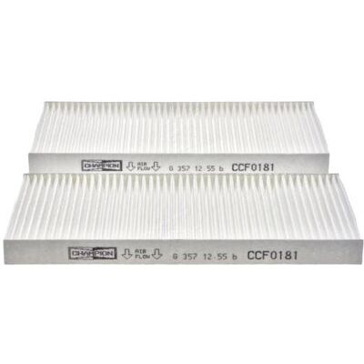 CHAMPION CCF0181 Filtru de aer pentru habitaclu - Pollen & Particule - Hyundai Kia CHAMPION CCF0181 Filtru de aer pentru habitaclu - Pollen & Particule - Hyundai Kia
