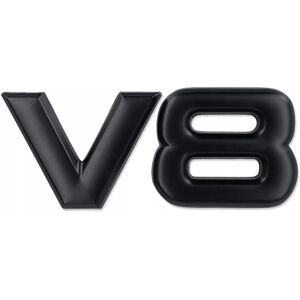 AUDI V8 insignă autoadezivă 7.8x3.1 cm Negru AUDI V8 insignă autoadezivă 7.8x3.1 cm Negru