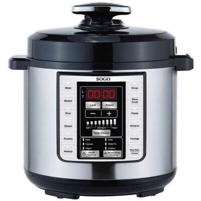 SOGO OLL-SS-10790 Oală sub presiune - 6L Multifuncțională - 20 Programe SOGO OLL-SS-10790 Oală sub presiune - 6L Multifuncțională - 20 Programe