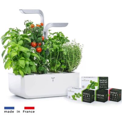 Vas de grădină inteligent Veritable - Irigare automată, Aplicație, Lumină LED Vas de grădină inteligent Veritable - Irigare automată, Aplicație, Lumină LED