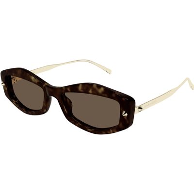 Alexander McQueen AM0482S 002 Ochelari de Soare Pătrați din Plastic - Ochelari de Soare Alexander McQueen AM0482S 002 Ochelari de Soare Pătrați din Plastic - Ochelari de Soare