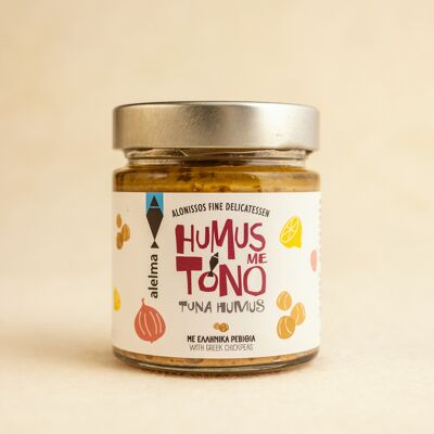 Alelma Hummus cu ton 225g Alelma Hummus cu ton 225g