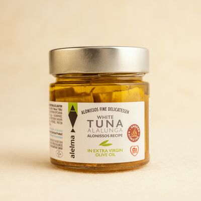 Alelma Ton alb in ulei de masline extravirgin 212g Alelma Ton alb in ulei de masline extravirgin 212g