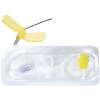 KNOW MEDICAL Ac Huber cu aripioare sterile - 20g*15mm KNOW MEDICAL Ac Huber cu aripioare sterile - 20g*15mm