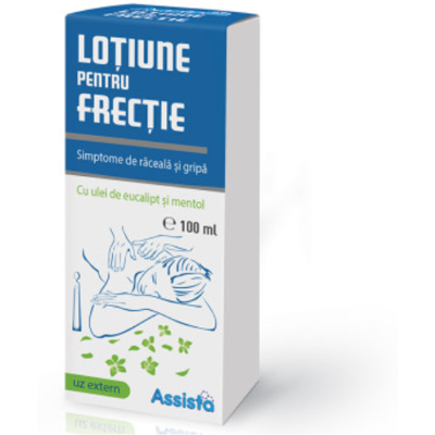 Lotiune pentru frectie Assista, 100 ml Lotiune pentru frectie Assista, 100 ml