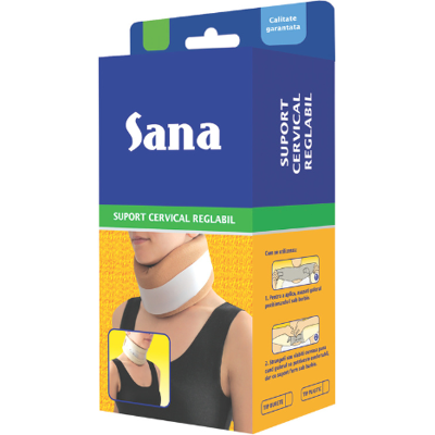 SARAH FARM-MED IMPEX SRL SANA Suport cervical din plastic, marimea XL SARAH FARM-MED IMPEX SRL SANA Suport cervical din plastic, marimea XL