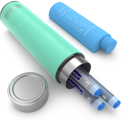 Termos portabil pentru insulina, capacitate 2-3 stilouri, Disoncare Odyssey Compact, Cyan Termos portabil pentru insulina, capacitate 2-3 stilouri, Disoncare Odyssey Compact, Cyan