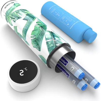 Termos portabil pentru insulina, capacitate 2-3 stilouri, Kekhealth Odyssey Smart, Chloe Termos portabil pentru insulina, capacitate 2-3 stilouri, Kekhealth Odyssey Smart, Chloe
