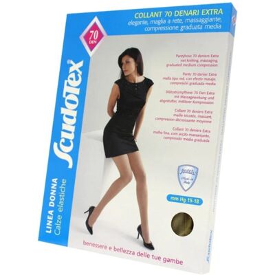 SCUDOTEX Ciorapi compresivi de tip pantalon 70 den - 5, Visone SCUDOTEX Ciorapi compresivi de tip pantalon 70 den - 5, Visone