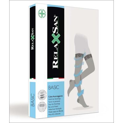RELAXSAN Ciorapi compresivi pana la coapsa pentru femei, 12-17 mmHg - Negru, 5 RELAXSAN Ciorapi compresivi pana la coapsa pentru femei, 12-17 mmHg - Negru, 5