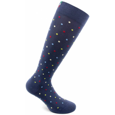 RELAXSAN Sosete bumbac pana la genunchi, Fancy Socks, albastru - XL RELAXSAN Sosete bumbac pana la genunchi, Fancy Socks, albastru - XL