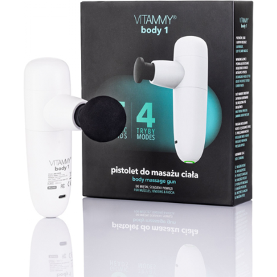 Aparat de masaj tip pistol Vitammy Body 1, portabil Aparat de masaj tip pistol Vitammy Body 1, portabil