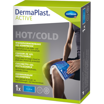 Compresa cu gel reutilizabila DermaPlast Active Hot/Cold, 12*29 cm, 1 bucata, Hartmann Compresa cu gel reutilizabila DermaPlast Active Hot/Cold, 12*29 cm, 1 bucata, Hartmann