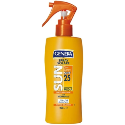 Genera SUN Spray solar SPF25, 200ml Genera SUN Spray solar SPF25, 200ml