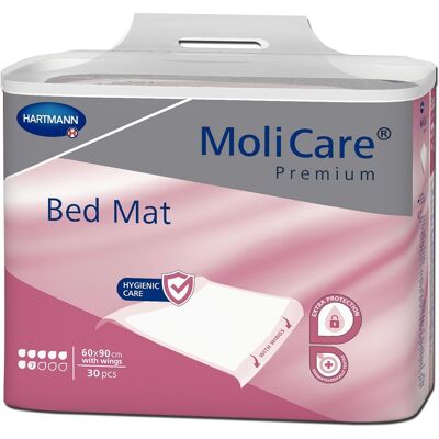 HartMann MoliCare Premium Bed Mat Aleze 7 pic 60x90cm x 30 buc, cu aripioare HartMann MoliCare Premium Bed Mat Aleze 7 pic 60x90cm x 30 buc, cu aripioare