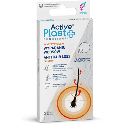 Plasturi anti-caderea parului, 30 bucati, ActivePlast Plasturi anti-caderea parului, 30 bucati, ActivePlast