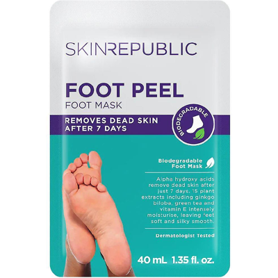 Masca exfolianta pentru picioare, Skin Republic Masca exfolianta pentru picioare, Skin Republic