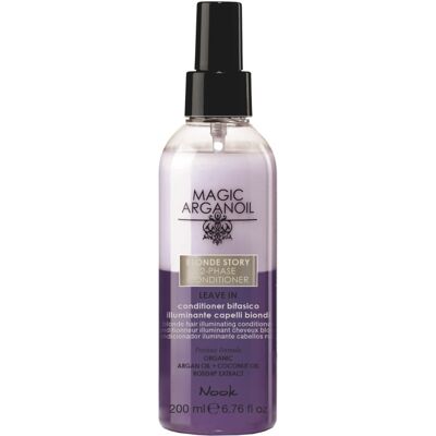 Nook Magic Argan Oil Ritual Blonde Balsam Bifazic Iluminator Pentru Păr Blond - Hidratare Intensă, Cantitate: 200 ml Nook Magic Argan Oil Ritual Blonde Balsam Bifazic Iluminator Pentru Păr Blond - Hidratare Intensă, Cantitate: 200 ml