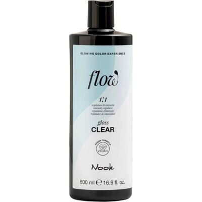 Nook Flow GLOSS CLEAR 500ml – Intensificator de strălucire & personalizator de culoare cu formulă vegană și pH echilibrat Nook Flow GLOSS CLEAR 500ml – Intensificator de strălucire & personalizator de culoare cu formulă vegană și pH echilibrat