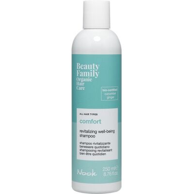 Șampon Organic Revitalizant Și Hidratant Pentru Toate Tipurile De Păr Nook Beauty Family Comfort Revitalizing Well-being Shampoo 250ml Șampon Organic Revitalizant Și Hidratant Pentru Toate Tipurile De Păr Nook Beauty Family Comfort Revitalizing Well-being Shampoo 250ml