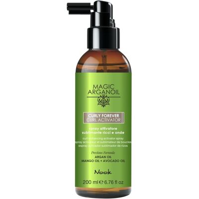 Nook Magic ArganOil Curly Forever Curl Activator Spray Activator de Bucle 200ml Nook Magic ArganOil Curly Forever Curl Activator Spray Activator de Bucle 200ml