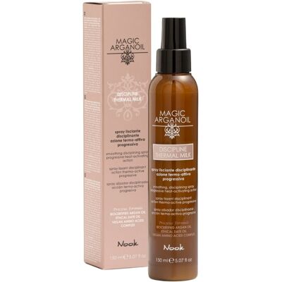 Lapte Disciplinant cu Protecție Termică Nook Magic Argan Oil Discipline – Protecție și Strălucire pentru Părul Tău, Cantitate: 150 ml Lapte Disciplinant cu Protecție Termică Nook Magic Argan Oil Discipline – Protecție și Strălucire pentru Părul Tău, Cantitate: 150 ml