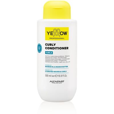 Yellow Professional Curls Balsam pentru Păr Cret și Ondulat, 500ml – Hidratare Intensivă, Anti-Frizz și Elasticitate Yellow Professional Curls Balsam pentru Păr Cret și Ondulat, 500ml – Hidratare Intensivă, Anti-Frizz și Elasticitate