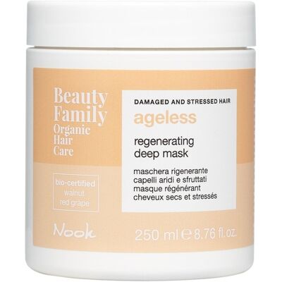 Mască Organică Pentru Regenerarea Părului Uscat Și Deteriorat Nook Beauty Family Ageless Regenerating Deep Mask 250ml Mască Organică Pentru Regenerarea Părului Uscat Și Deteriorat Nook Beauty Family Ageless Regenerating Deep Mask 250ml