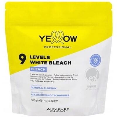 Yellow Professional Bleach Pudră Decolorantă 9 Tonuri, 500g – Blond Platinium Ultra Clar, Fără Compromisuri Yellow Professional Bleach Pudră Decolorantă 9 Tonuri, 500g – Blond Platinium Ultra Clar, Fără Compromisuri
