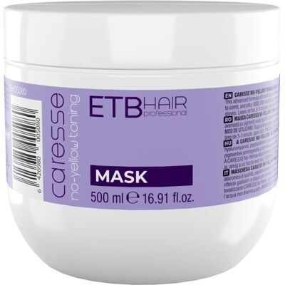 ETB Hair Mască Profesională ETB Caresse No-Yellow Toning – Hidratare Intensă & Tonuri Reci ETB Hair Mască Profesională ETB Caresse No-Yellow Toning – Hidratare Intensă & Tonuri Reci