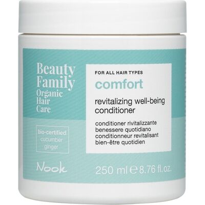 Balsam Organic Hidratant Pentru Toate Tipurile De Păr Nook Beauty Family Comfort Revitalizing Well-being Conditioner 250ml Balsam Organic Hidratant Pentru Toate Tipurile De Păr Nook Beauty Family Comfort Revitalizing Well-being Conditioner 250ml