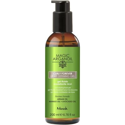 Nook Magic ArganOil Curly Forever Light Defining-Gel de Definire Ușoară pentru Bucle200ml Nook Magic ArganOil Curly Forever Light Defining-Gel de Definire Ușoară pentru Bucle200ml