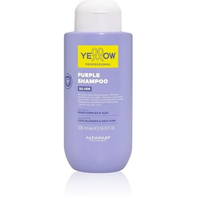Yellow Purple Shampoo 500ml – Șampon Violet Profesional pentru Nuanțe Reci de Blond și Păr Gri - Neutralizare Instantă a Reflexelor Galbene Yellow Purple Shampoo 500ml – Șampon Violet Profesional pentru Nuanțe Reci de Blond și Păr Gri - Neutralizare Instantă a Reflexelor Galbene