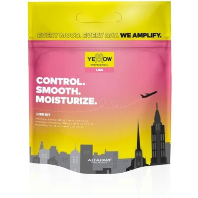 Kit Liss – Netezire și Control pentru Păr Rebel, Yellow Pro Holiday Kit Liss – Netezire și Control pentru Păr Rebel, Yellow Pro Holiday