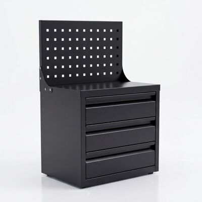 Domator24 Organizator cu panou perforat și sertare, 660x400x300 mm Domator24 Organizator cu panou perforat și sertare, 660x400x300 mm