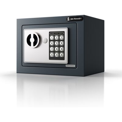 Domator24 Mini seif de casă electronic cu cod, pentru bani și bijuterii, 230x170x170 mm: HECTOR Domator24 Mini seif de casă electronic cu cod, pentru bani și bijuterii, 230x170x170 mm: HECTOR