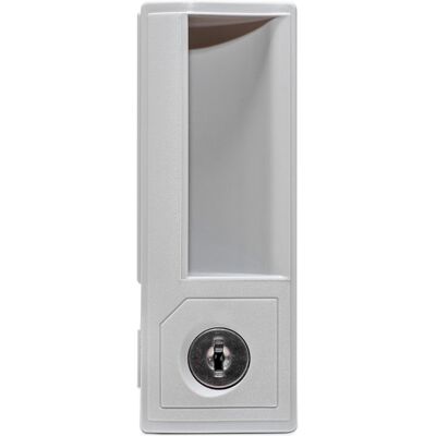 Domator24 Încuietoare pentru dulapul metalic cu compartimente, gri, 110x41 mm Domator24 Încuietoare pentru dulapul metalic cu compartimente, gri, 110x41 mm