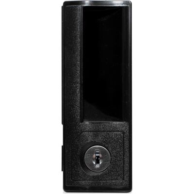 Domator24 Încuietoare pentru dulapul metalic cu compartimente, neagră, 110x41 mm Domator24 Încuietoare pentru dulapul metalic cu compartimente, neagră, 110x41 mm
