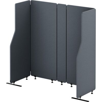 Domator24 Paravan acustic SADIE Carbon Fog 260/145 cm Domator24 Paravan acustic SADIE Carbon Fog 260/145 cm